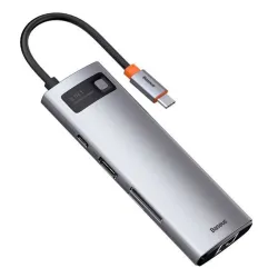 Baseus Metal Gleam Series 8 az 1-ben multifunkciónális USB-C hub (CAHUB-CV0G)