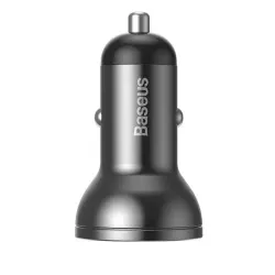 BASEUS autós töltő 2xUSB 4,8A 24W fekete