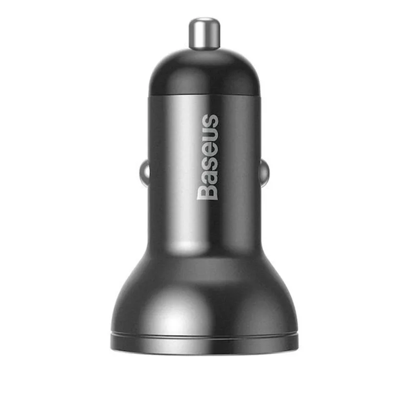 BASEUS autós töltő 2xUSB 4,8A 24W fekete BASEUS autós töltő 2xUSB 4,8A 24W fekete