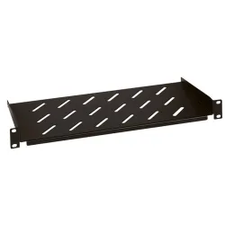 LEGRAND tálca, fix 1U-19" 2 ponton rögzített csavarral MÉLY: 400 MAX: 50 kg
