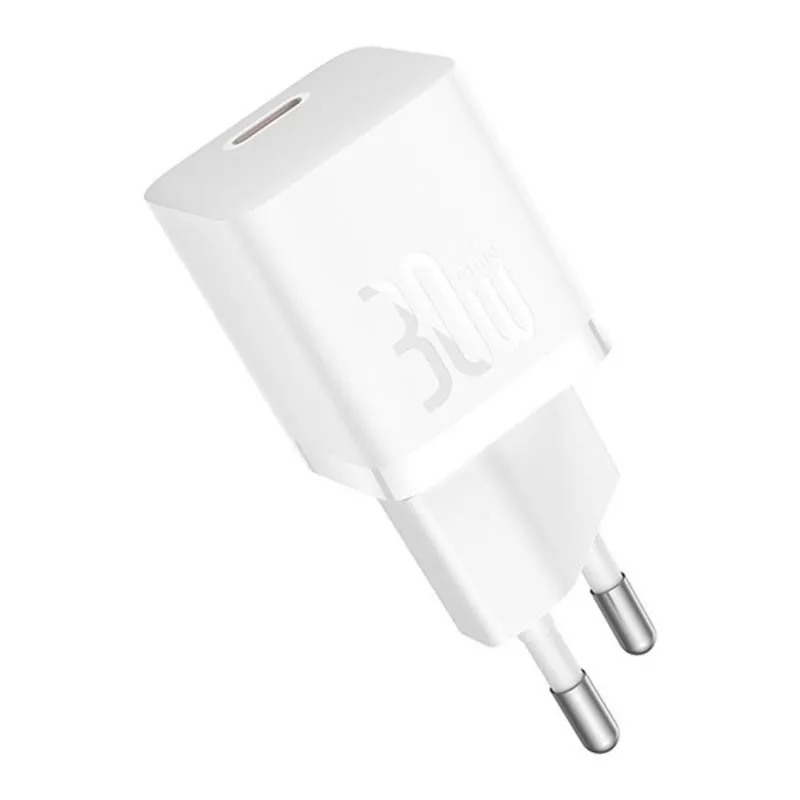 Baseus GaN5 Mini USB-C Charger White Baseus GaN5 Mini USB-C Charger White
