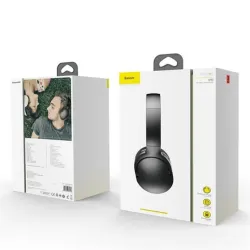 Baseus Encok D02 Pro Bluetooth fejhallgató fekete (NGTD010301)