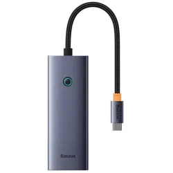 Baseus UltraJoy 5 az 1-ben Hub (1xHDMI4K@30Hz + 4xUSB 3.0) szürke