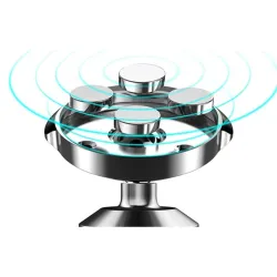Baseus mágneses autós telefon tartó fekete (C40141403113-00)