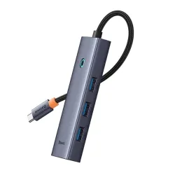 Baseus UltraJoy USB-C  4 az 1-ben USB 3.0 (szürke)