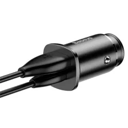 Baseus Square autós töltő PPS QC4.0 / PD3.0 5A 30W, fekete (CCALL-AS01)