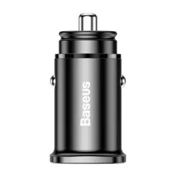 Baseus Square autós töltő PPS QC4.0 / PD3.0 5A 30W, fekete (CCALL-AS01)