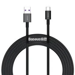 ACC Baseus Superior Series Fast Charging Data Cable USB Type-A to USB Type-C 66W 2m gyorstöltő adatkábel, fekete
