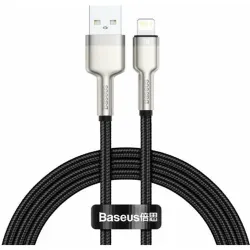 Baseus Cafule USB-A - Lightning kábel 2,4A 1m fekete (CALJK-A01)