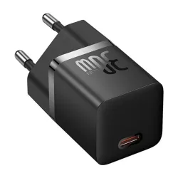 Baseus GaN5 Mini USB-C hálózati töltő 30W fekete (CCGN070401)