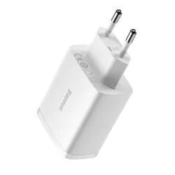 Baseus kompakt gyorstöltő 3x USB-A 17W fehér (CCXJ020102)