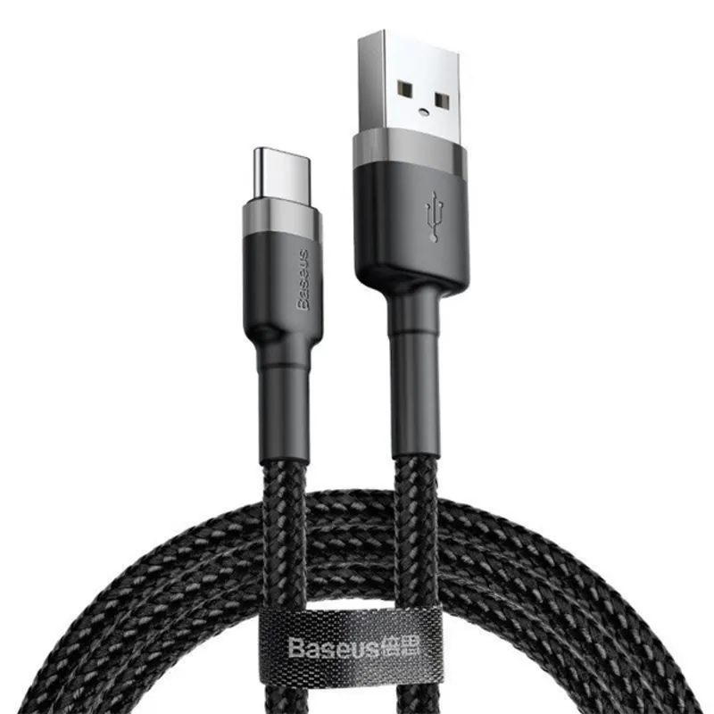 Baseus Cafule USB-A USB-C Cable 0,5m Grey Baseus Cafule USB-A USB-C Cable 0,5m Grey