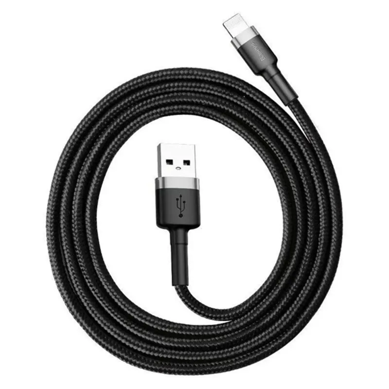 Baseus Cafule Lightning Cable 1,5A 2m Black Baseus Cafule Lightning Cable 1,5A 2m Black