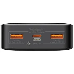 Baseus Bipow Powerbank 20000mAh 2x USB USB-C 25W fekete (PPBD020301)