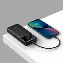 Baseus Bipow Powerbank 20000mAh 2x USB USB-C 25W fekete (PPBD020301)