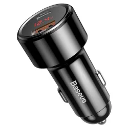 Baseus Magic autós töltő USB-A + USB-C QC 4.0 PD 45W fekete (CCMLC20C-01)