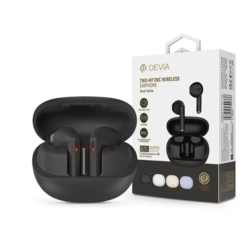 Devia ST399336 TWS-M7 ENC Bluetooth Headset Black Devia ST399336 TWS-M7 ENC Bluetooth Headset Black