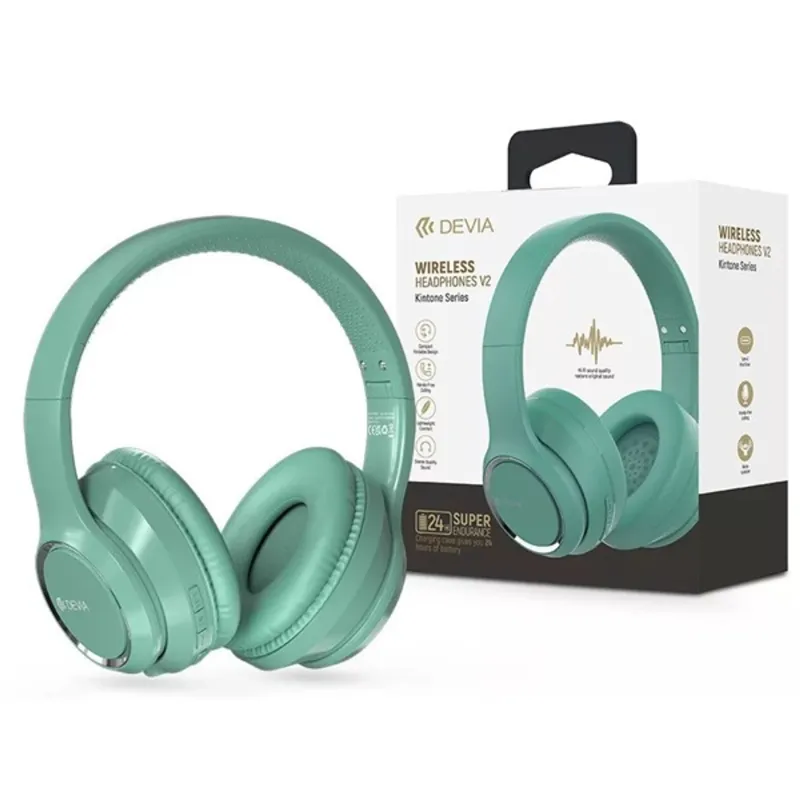 DEVIA ST383557 BLUETOOTH SZTEREÓ FEJHALLGATÓ BEÉPÍTETT MIKROFONNAL-zöld DEVIA ST383557 BLUETOOTH SZTEREÓ FEJHALLGATÓ BEÉPÍTETT MIKROFONNAL-zöld