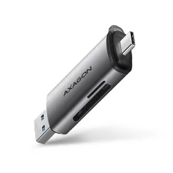AXAGON CRE-SAC SUPERSPEED USB-C+USB-A Card Reader Black