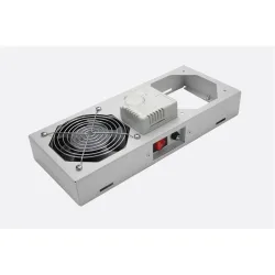 Lande Ventilátor egység termosztáttal (egyes) SAFEbox rack szériához RAL7035 szürke
