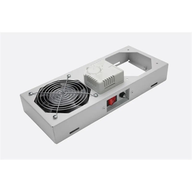 Lande Ventilátor egység termosztáttal (egyes) SAFEbox rack szériához RAL7035 szürke Lande Ventilátor egység termosztáttal (egyes) SAFEbox rack szériához RAL7035 szürke