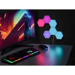 Tracer Ambience Smart Hexagon RGB Lamp White