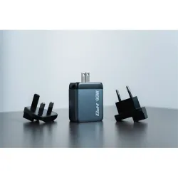 Verbatim 65W 3-Port GaN Wall Charger Grey