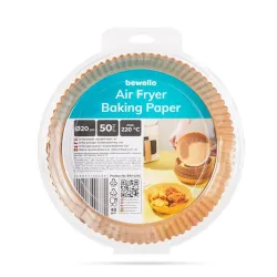 Bewello BW1020C Air fryer sütőpapír 20cm 50db/csomag