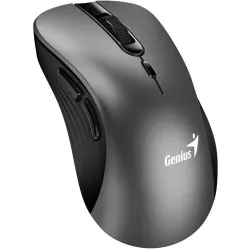 Genius Ergo 8100s egér - vezeték nélküli, ergonomikus, csendes, 1600 dpi-s, 6 gombos, vasszürke