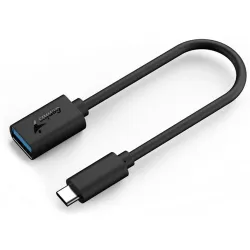 Genius ACC-C2AC USB3.0 to USB-Type-C 21cm Black