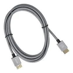 AVAX AV900 PRIME 2.1 HDMI 8K/60Hz Ultra vékony cink ötvözetű sodorszálas asztroszürke kábel