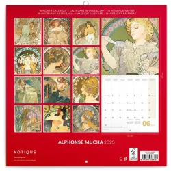 Realsystem 2022-es Alphonse Mucha 6097-AM falinaptár