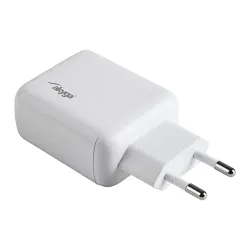 Akyga USB Töltő 2x USB-C PD 5-12V / max. 3A 40W Quick Charge 3.0