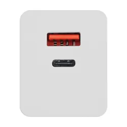 Hálózati töltő Akyga AK-CH-20 USB-A+USB-C 5A/100W Quick Charge 3.0 GaN