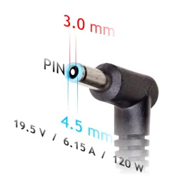 NBT Akyga AK-ND-45 120W HP hálózati töltő adapter