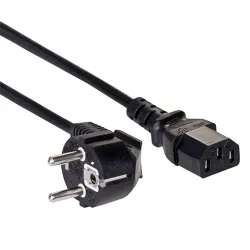 Kábel Akyga AK-PC-05C 5m IEC C14 - IEC C13 tápkábel (réz)
