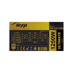 Akyga AK-U4-1250 ATX desktop tápegység 1250W 80+ Gold BOX