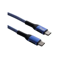 Kábel Akyga USB 2.0 type C 1m kék