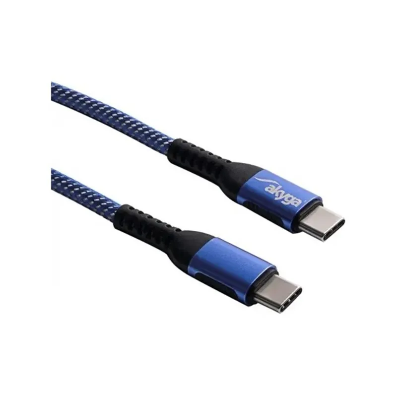 Kábel Akyga USB 2.0 type C 1m kék Kábel Akyga USB 2.0 type C 1m kék