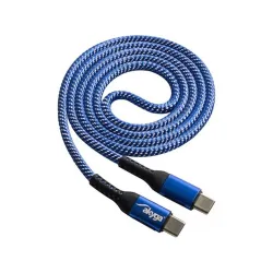 Kábel Akyga USB 2.0 type C 1m kék