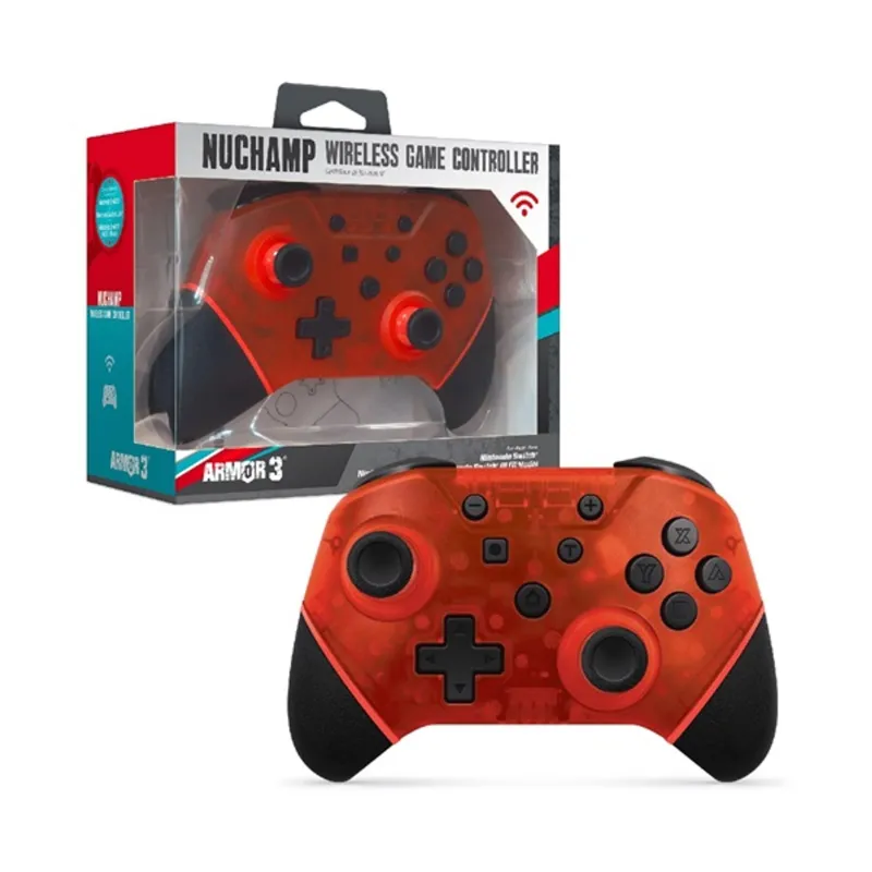 Armor3 M07467-RR NuChamp Nintendo Switch Rubin vörös vezeték nélküli kontroller Armor3 M07467-RR NuChamp Nintendo Switch Rubin vörös vezeték nélküli kontroller
