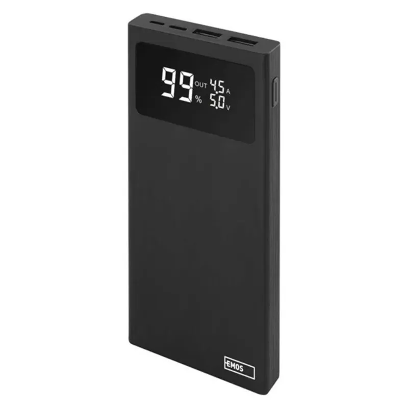 Emos B0531B BETAQ 10/10 000 mAh/22,5W/fekete powerbank Emos B0531B BETAQ 10/10 000 mAh/22,5W/fekete powerbank
