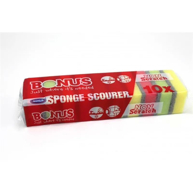 Bonus 10db-os vegyes mosogatószivacs Bonus 10db-os vegyes mosogatószivacs