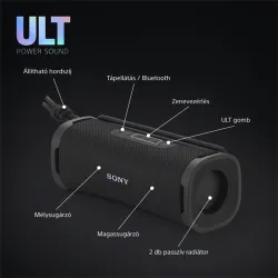 Sony ULT FIELD 1 Bluetooth hangszóró fekete (SRSULT10B.CE7)