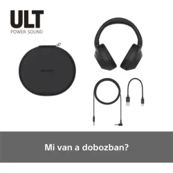 Sony ULT WEAR Bluetooth fejhallgató fekete (WHULT900NB.CE7)