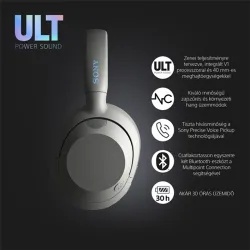 Sony WH-ULT900NB ULT WEAR fejhallgató fehér