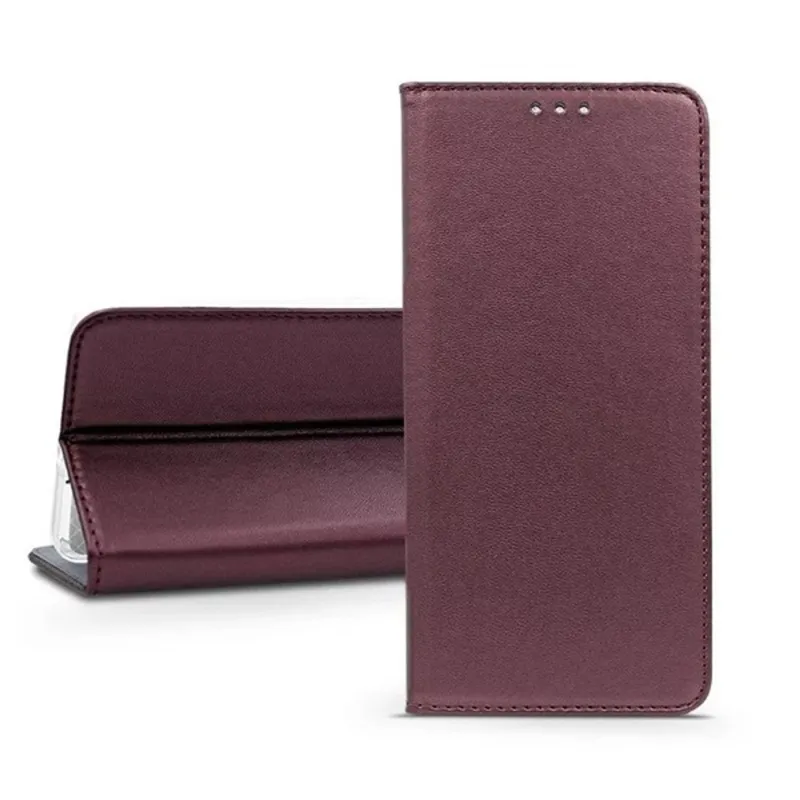 Haffner HF257117 Samsung Galaxy A35 5G Smart Magneto Book Flip bordó bőrtok Haffner HF257117 Samsung Galaxy A35 5G Smart Magneto Book Flip bordó bőrtok