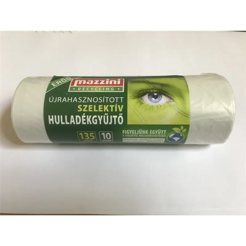 MAZZINI 104071 újrahasznosított erős 10db/roll 135L szelektív hulladékgyűjtő MAZZINI 104071 újrahasznosított erős 10db/roll 135L szelektív hulladékgyűjtő