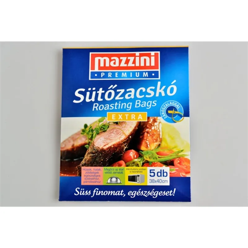 MAZZINI 103050PREMIUM extra 38x40cm 5db sütőzacskó MAZZINI 103050PREMIUM extra 38x40cm 5db sütőzacskó