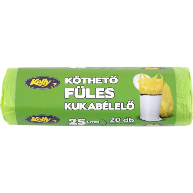 Köthető füles 25 literes 20db/roll kukabélelő Köthető füles 25 literes 20db/roll kukabélelő
